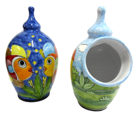 Saliera Francese Vari Decori Nino Parrucca