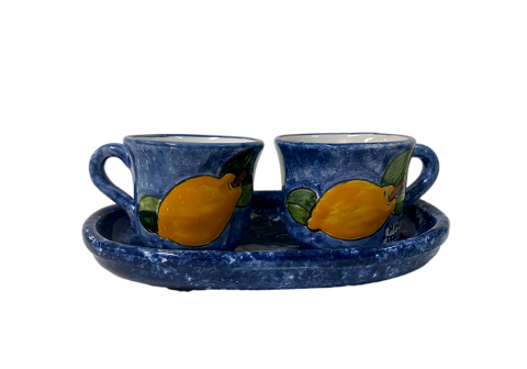 Servizio Tete a tete Nino Parrucca limoni 3 pezzi