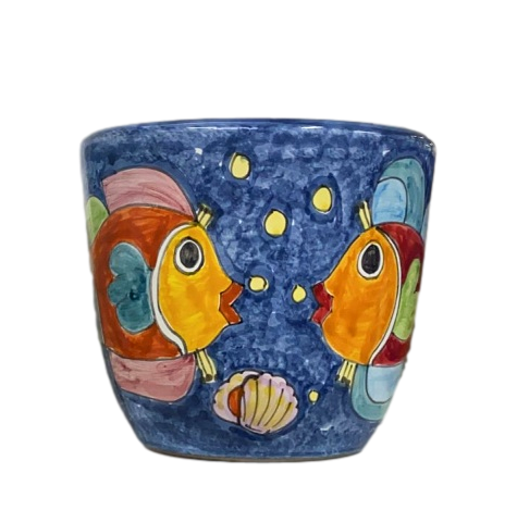 Porta Cialde in ceramica Nino Parrucca a forma di Tazza Gigante