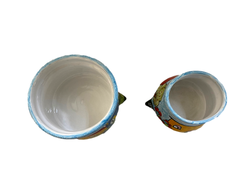 Porta Cialde in ceramica a forma di Sacco da caffè Nino Parrucca