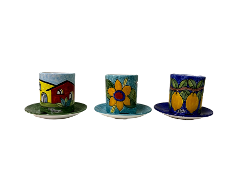 Scolaposate in ceramica Nino Parrucca Vari decori