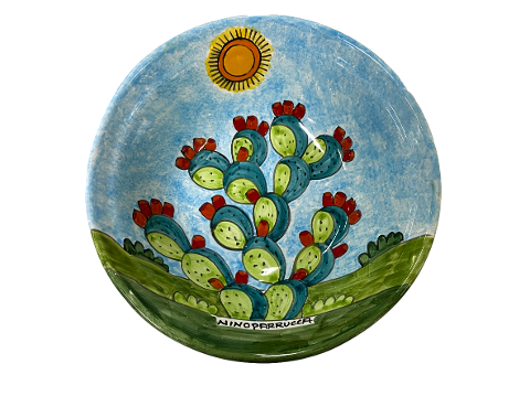 Insalatiere / Ciotole varie misure Nino Parrucca Pale di Fichi D'india - Art.55 - 57 - 59