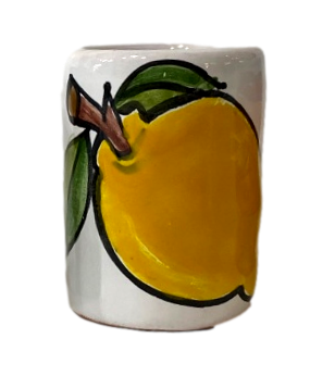 Bicchierino da limoncello (amaro) senza manico Nino Parrucca in ceramica