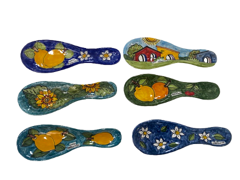 Poggia Posate Nino Parrucca in ceramica