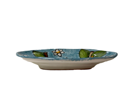 Ovalino cm.19x11,5 Nino Parrucca in Ceramica - Art.96/B