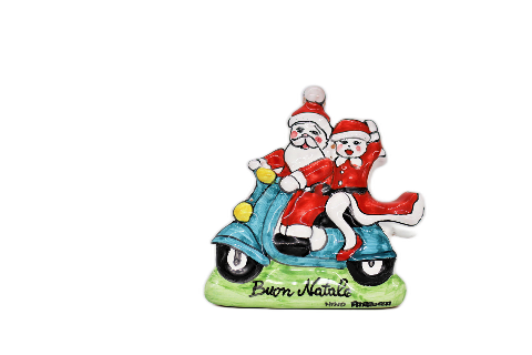 Natale in vespa Nino Parrucca