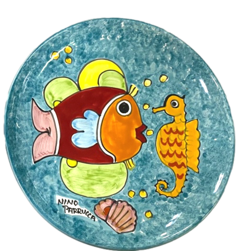Sottopiatto in ceramica Sottopiatto Nino Parrucca