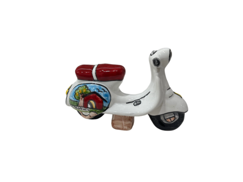 Vespa Piaggio in ceramica Nino Parrucca