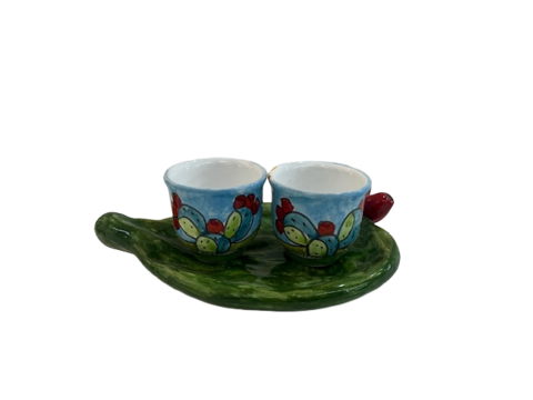 Tete a tete 3 pezzi Pala di Fico D'india Nino Parrucca