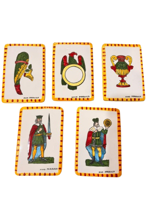 Piastrella carta siciliana cm.10,5x15 Nino Parrucca