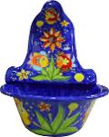 Lavabo in ceramica Nino Parrucca Lavabo con parete