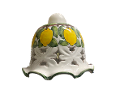 Lampadario Bilanciere Nino Parrucca in ferro con bocce d.cm.19 in ceramica