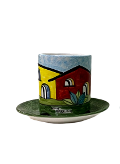 Scolaposate in ceramica Nino Parrucca Vari decori