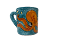 Bicchiere con manico Nino Parrucca in ceramica