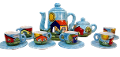 Servizio caffè Nino Parrucca in ceramica