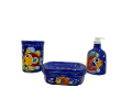 Set Bagno Fondale marino blu elettrico Nino Parrucca