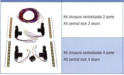 KIT CHIUSURE.CENTRALIZZATE.UNIVERSALI .4P  POLITECNICA 80