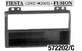 MASCHERINA RADIO FORD FIESTA,FUSION DOPPIO ISO MECATRON