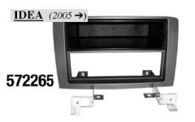 MASCHERINA NERA  RADIO 2 ISO FIAT IDEA, LANCIA MUSA MECATRON