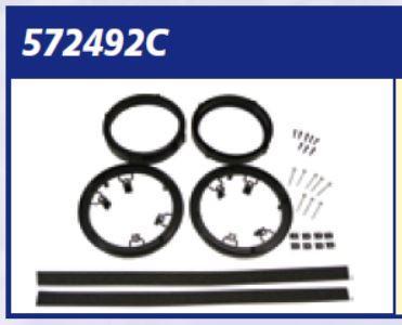 COPPIA SUPPORTI ALTOPARLANTI ISUZU ALFA ROMEO  165 m/m MECATRON