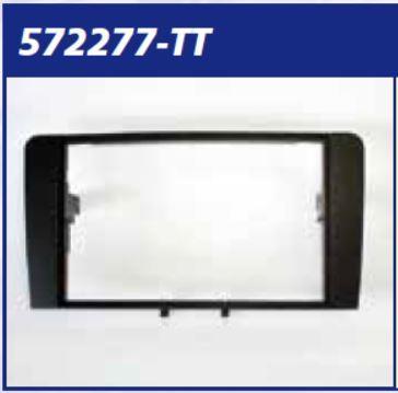 MASCHERINA  AUTORADIO AUDI A3 03>07  DOPPIO ISO MECATRON