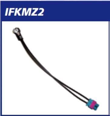 ADATTATORE ANTENNA DOPPIO FAKRA VERDE ISO MECATRON