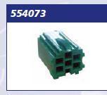CONFEZ.10Pz CONNETTORE Mini Iso VERDE 6 Poli MECATRON