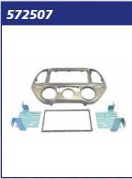 MASCHERINA Grigio Argento KIT RADIO 2DIN HYUNDAI i20 MECATRON