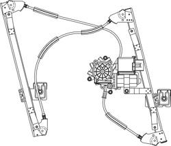 ALZAVETRI ELETTRICO FORD MONDEO 12/00>04/07 ANTERI POLITECNICA 80