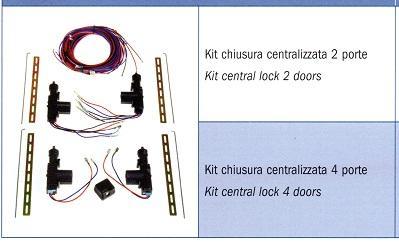 KIT CHIUSURE .CENTRALIZZATE UNIVERSALI .2P  POLITECNICA 80