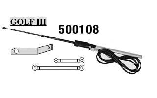 ANTENNA da INCASSO Cm 90 CON CAVO x VW GOLF ||| MECATRON