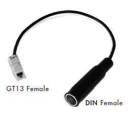 ADATTATORE ANTENNA DIN  KIA CERATO' 07>PICANTO' 07>H MECATRON