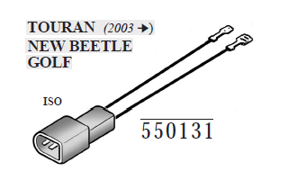 CAVO ALTOPARLANTI VW BEETLE-GOLF-TOURAN '03> MECATRON
