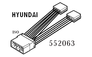 CAVO AUTORADIO HYUNDAI Futti Modelli <<1998 MECATRON