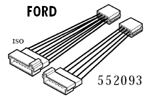 CAVO ADATTATORE RADIO FORD MAZDA, JAGUAR vedi dettagli MECATRON