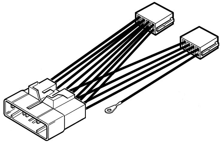 CAVO ADATTATORE AUTORADIO ISO ISUZU RODEO MECATRON