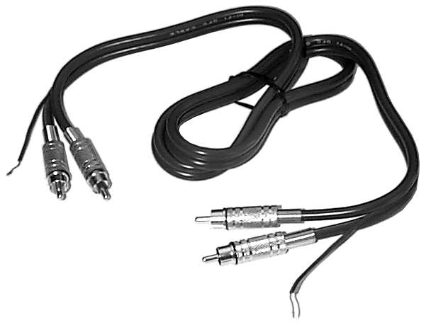 CAVO RCA 2MT.TERMIN.DORATI MECATRON