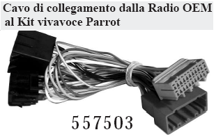 CAVO  VIVAVOCE JEEP,CHRYSLER,DODGE vedi dettaglio MECATRON