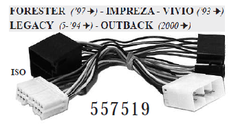 CAVO VIVAVOCE SUBARU Tutti Modelli ESCLUSO Justi MECATRON