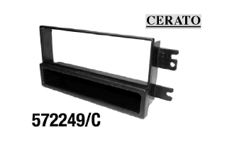 MASCHERINA NERA AUTORADIO ISO  KIA CERATO <<007 MECATRON