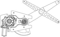 ALZAVETRO ELETTRICO SUBARU JUSTY ANTERIORE SINISTRO 11/96->=46040 POLITECNICA 80