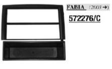 MASCHERINA AUTORADIO SKODA FABIA '03> DOPPIO ISO MECATRON