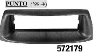 MASCHERINA NERA  AUTORADIO ISO FIAT PUNTO' 99>  MECATRON