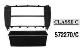 MASCHERINA AUTORADIO 2 ISO MERCEDES Classe C-CLK'05> MECATRON