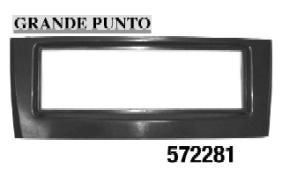 MASCHERINA AUTORADIO ISO  FIAT GRANDE PUNTO NERA MECATRON
