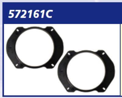 COPPIA SUPPORTI ALTOPARL  ALFA FIAT PEUGEOT 130mm MECATRON