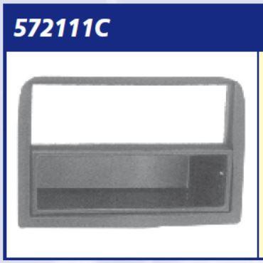MASCHERINA AUTORADIO SILVER ALFA 147 '05>> 2  ISO  MECATRON