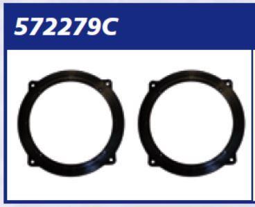 ADATTATORI ALTOPARLANTI POST.AUDI A3  3P .165mm MECATRON