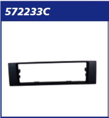 MASCHERINA NERA  AUTORADIO MONO ISO AUDI A3 003>012  MECATRON