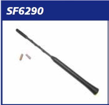 Stelo Antenna Antiv. 28cm Femm,+viti M5_M6 multimarche MECATRON